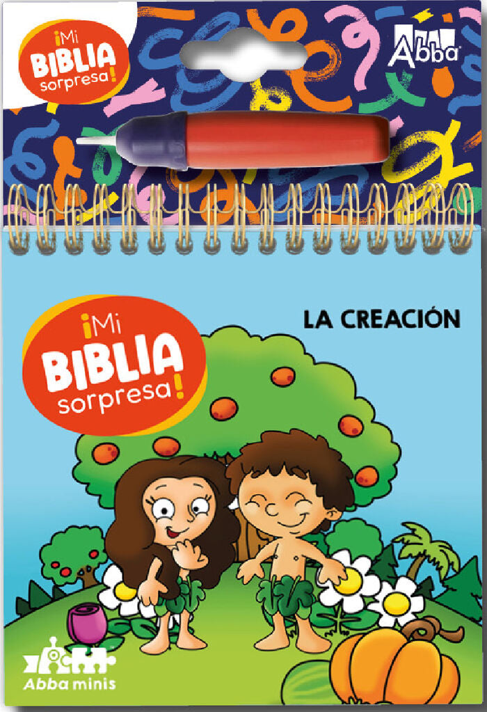 [ABN6856] Mi Biblia sorpresa la creacion pinta con agua