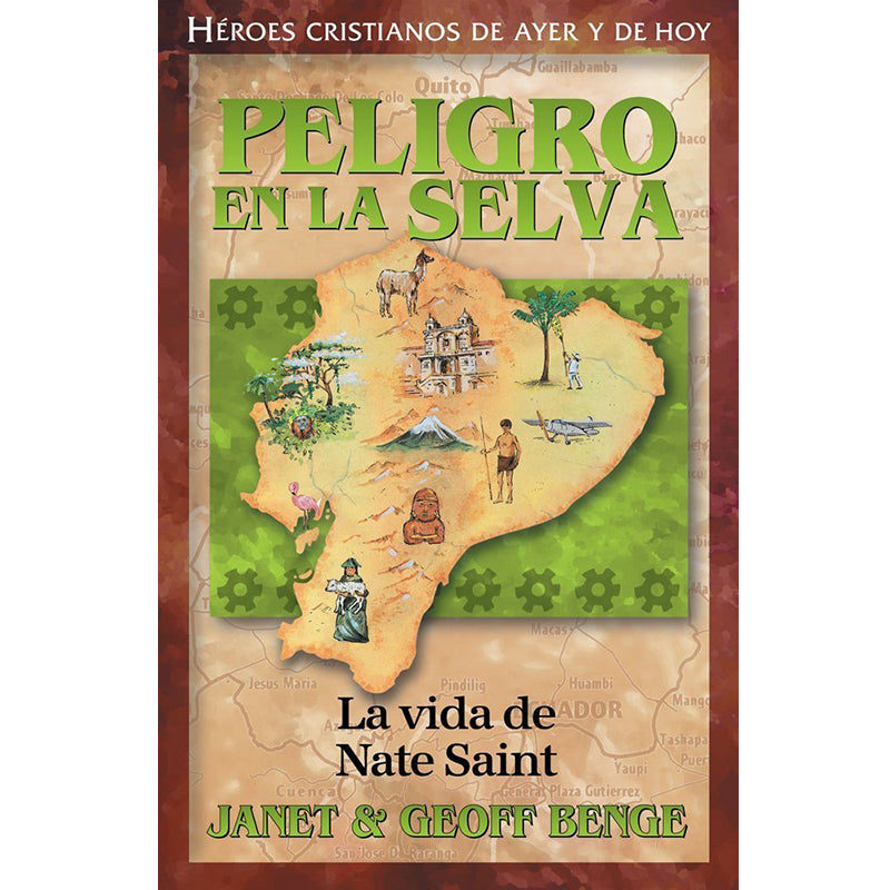 [YWA0317] Heroes cristianos peligro en la selva la vida de Nate Saint