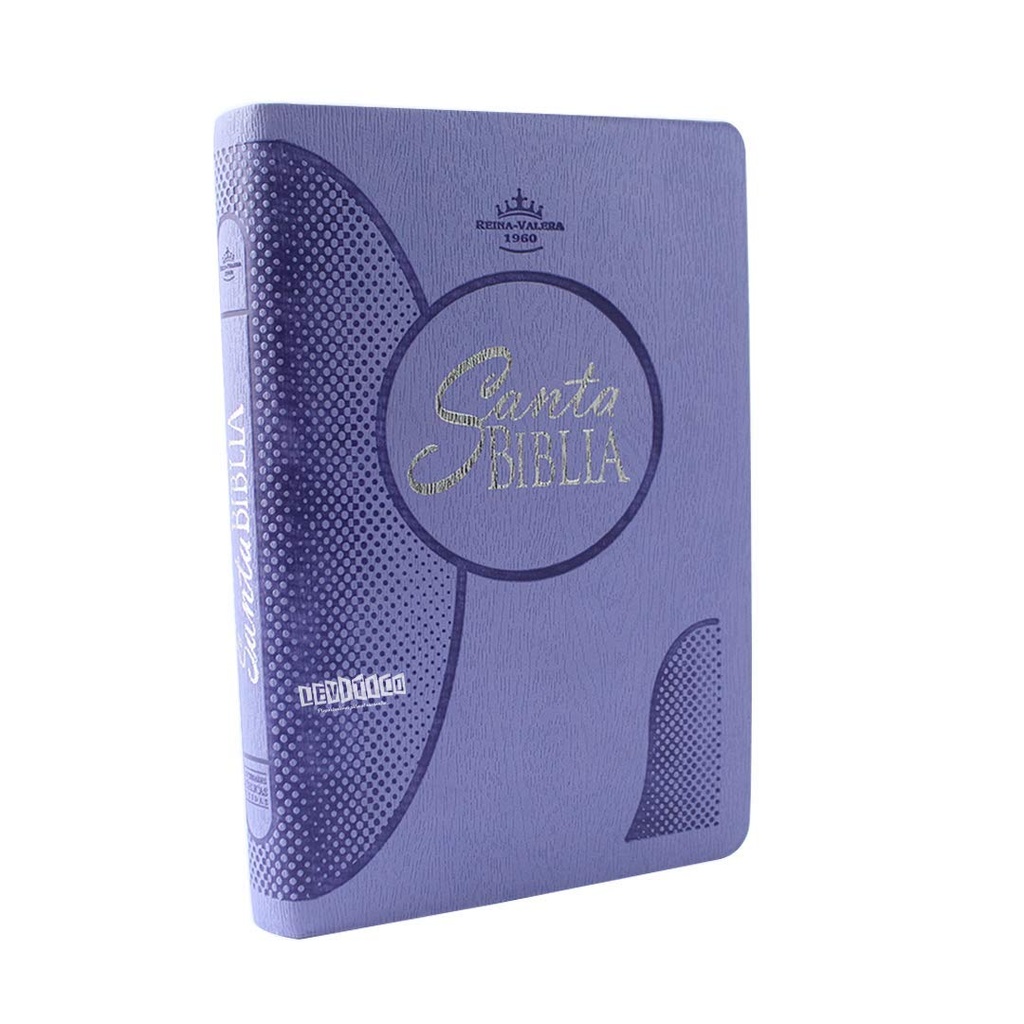 Biblia Letra Grande RVR60 Morada Imitación Piel