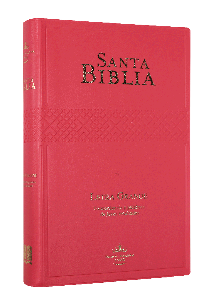 [HCN0708] Biblia RVR60 letra grande fucsia