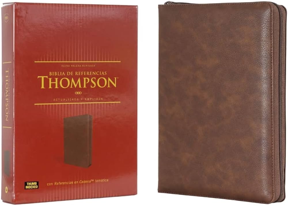 [HCV7120] Biblia RVR Referencia Thompson cafe
