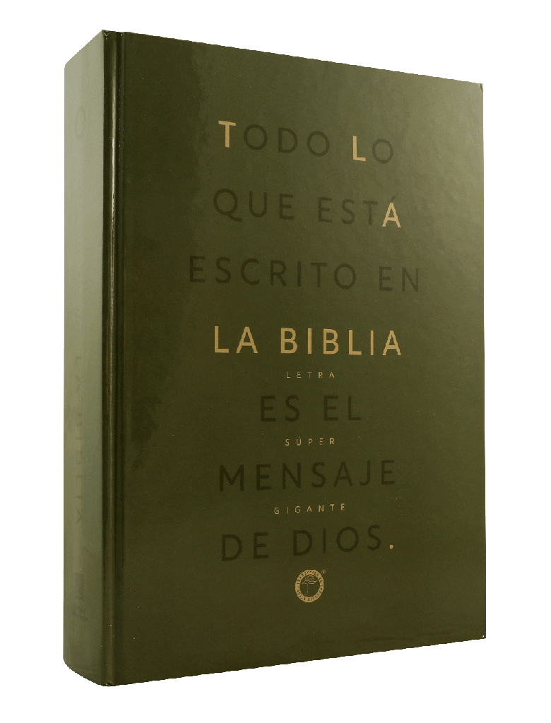 [SBM7952] Biblia TLA grande verde Letra super gigante