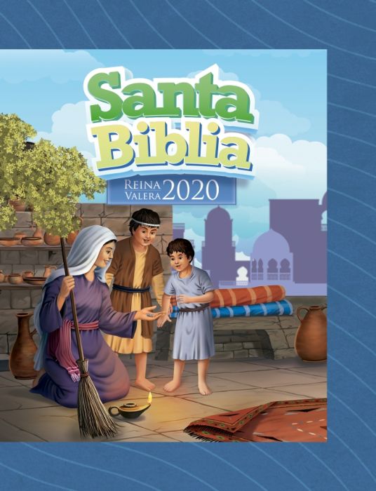Biblia RVR2020 Para niños azul
