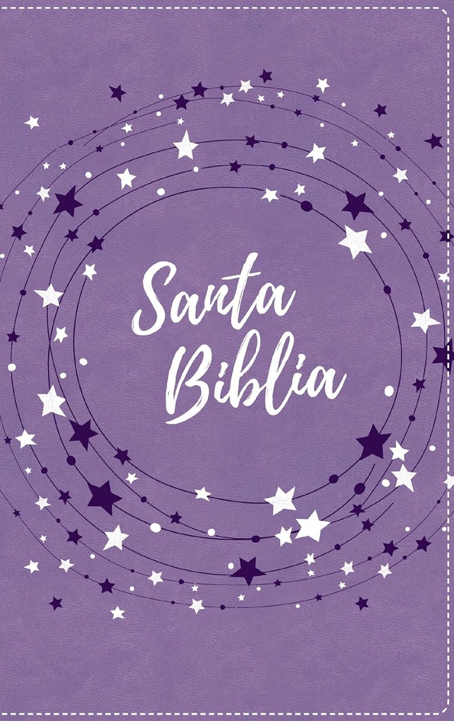 Biblia NVI 2022 para niños texto revisado leathersoft Lavanda