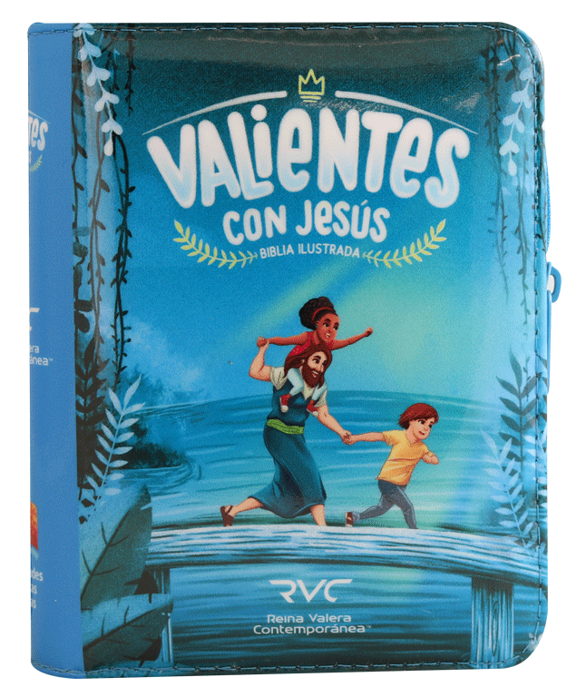 Biblia RVC Valientes con Jesús Azul