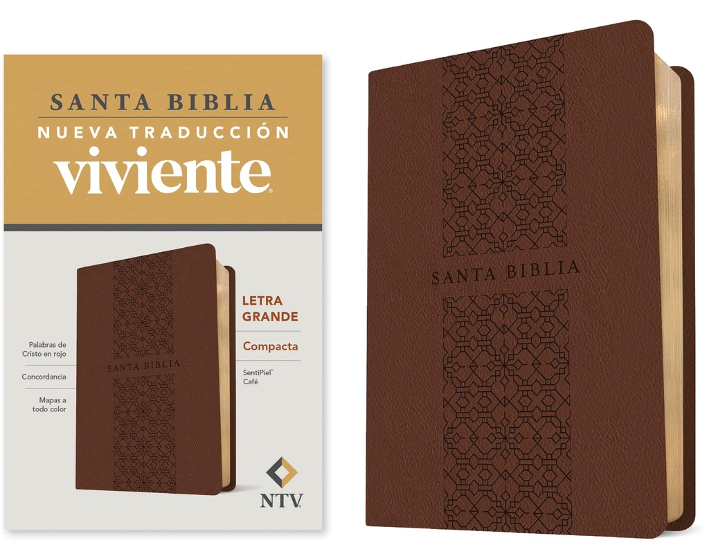 [TYN7752] Biblia NTV Edicion compacta cafe LG
