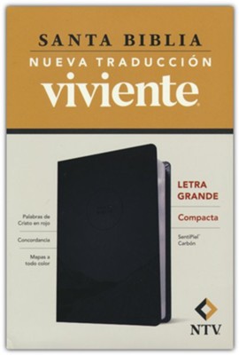Biblia NTV Edición compacta carbón