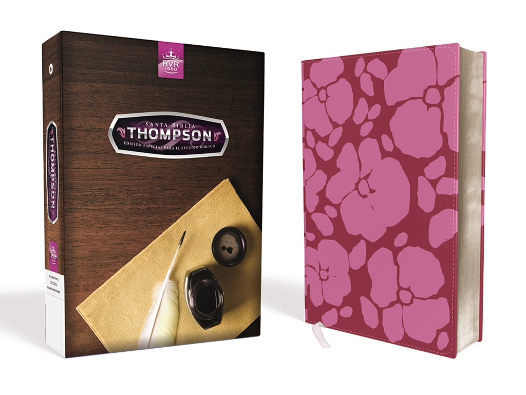 [HCV5787] Biblia RVR60 Thompson Edicion Especial Rosa