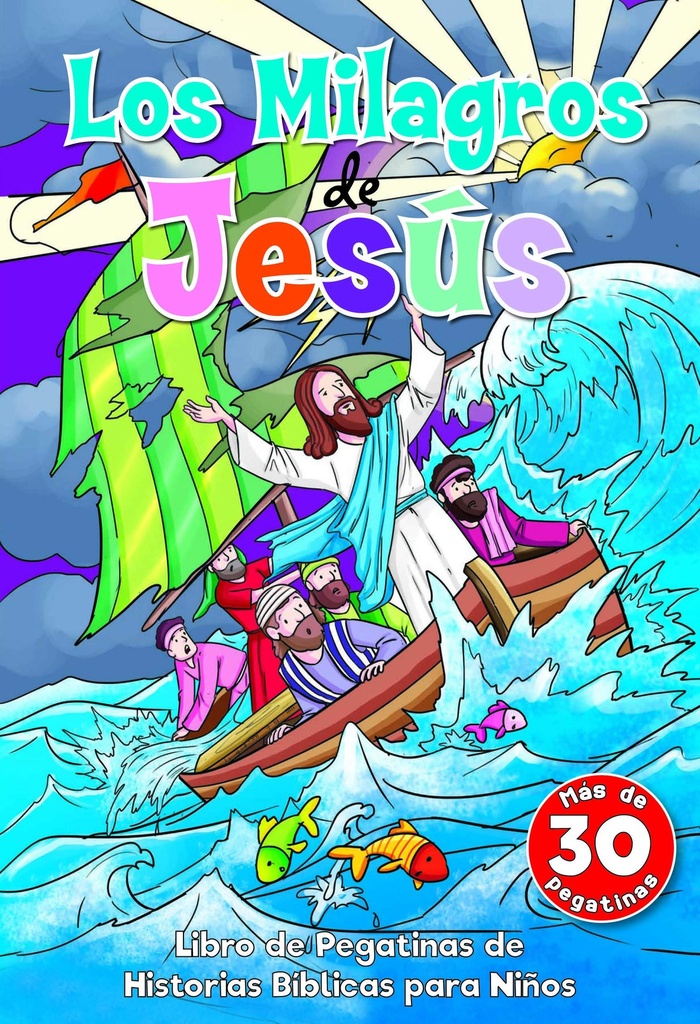 [MON0605] Libro de pegatinas los milagros de Jesus