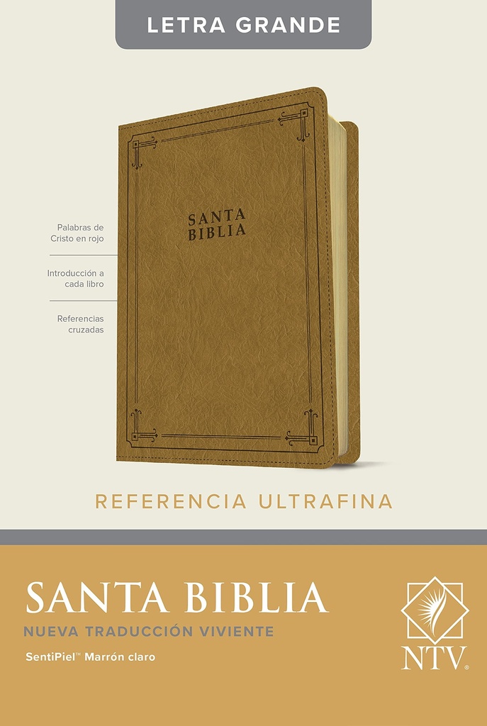 [TYN5999] Biblia NTV Edición de referencia ultrafina marrón