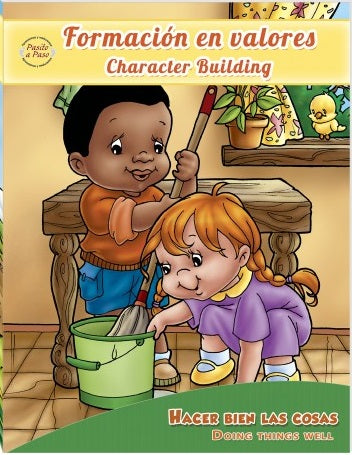 Formando valores libro para colorear-hacer bien las cosas