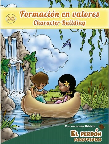 Formando valores libro para colorear-el perdón