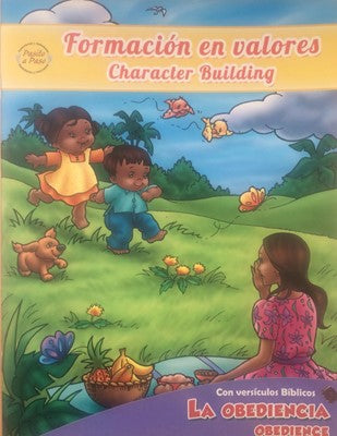 Formando valores libro para colorear-la obediencia