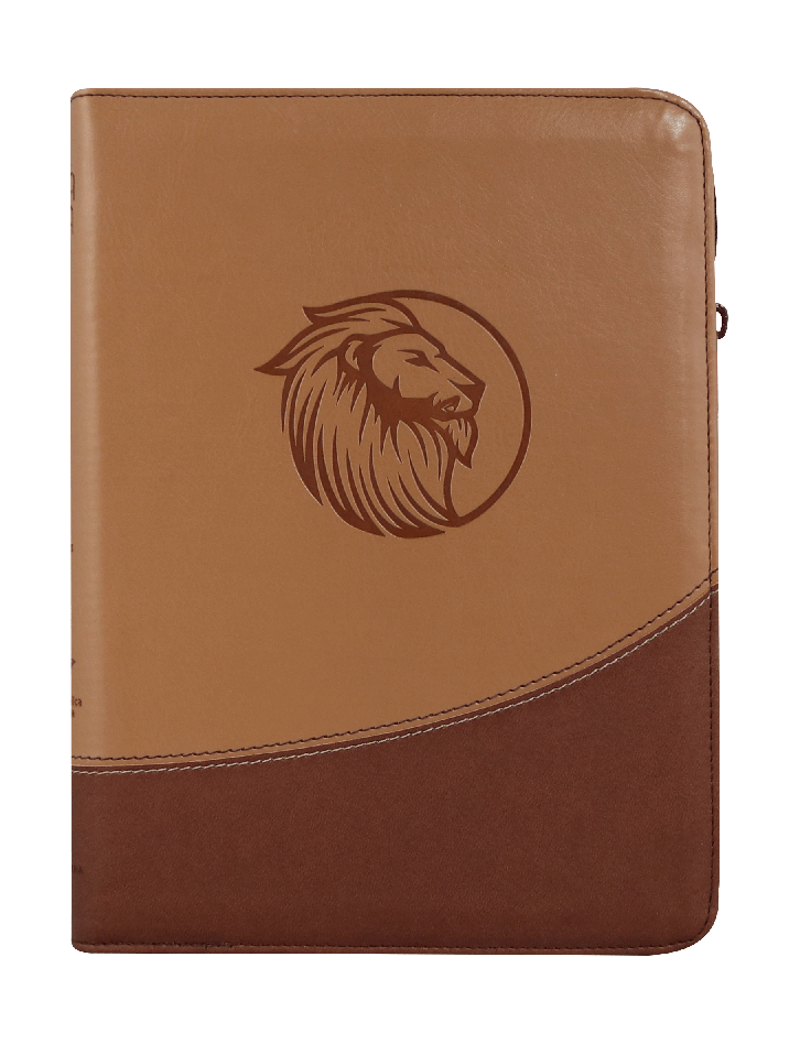 Biblia RVR60 letra gigante beige, indice