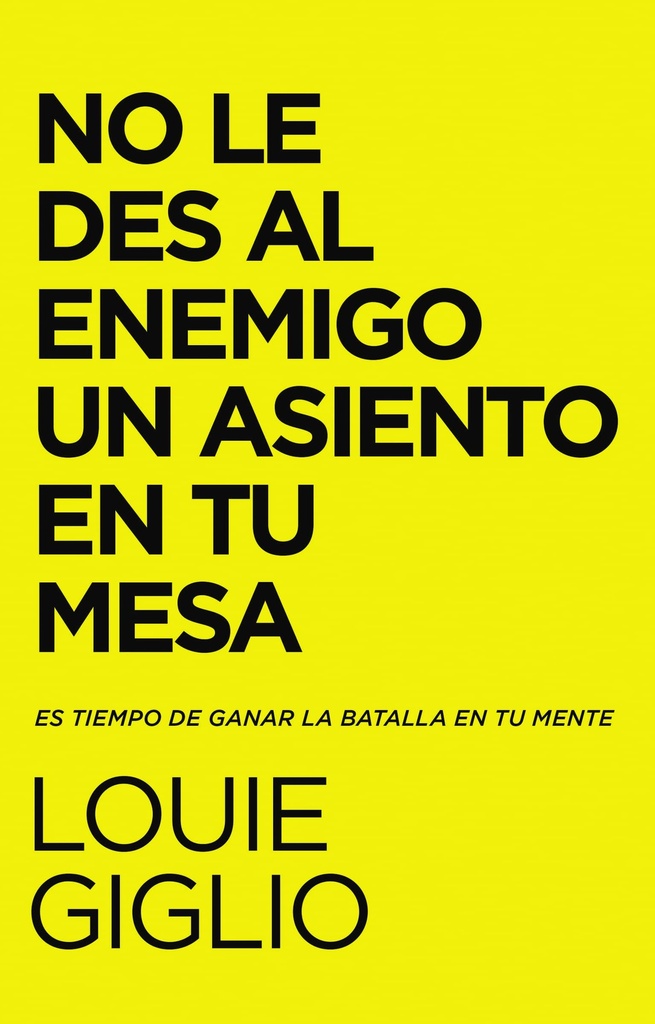 [HCV0766] No le des al enemigo un asiento en tu mesa