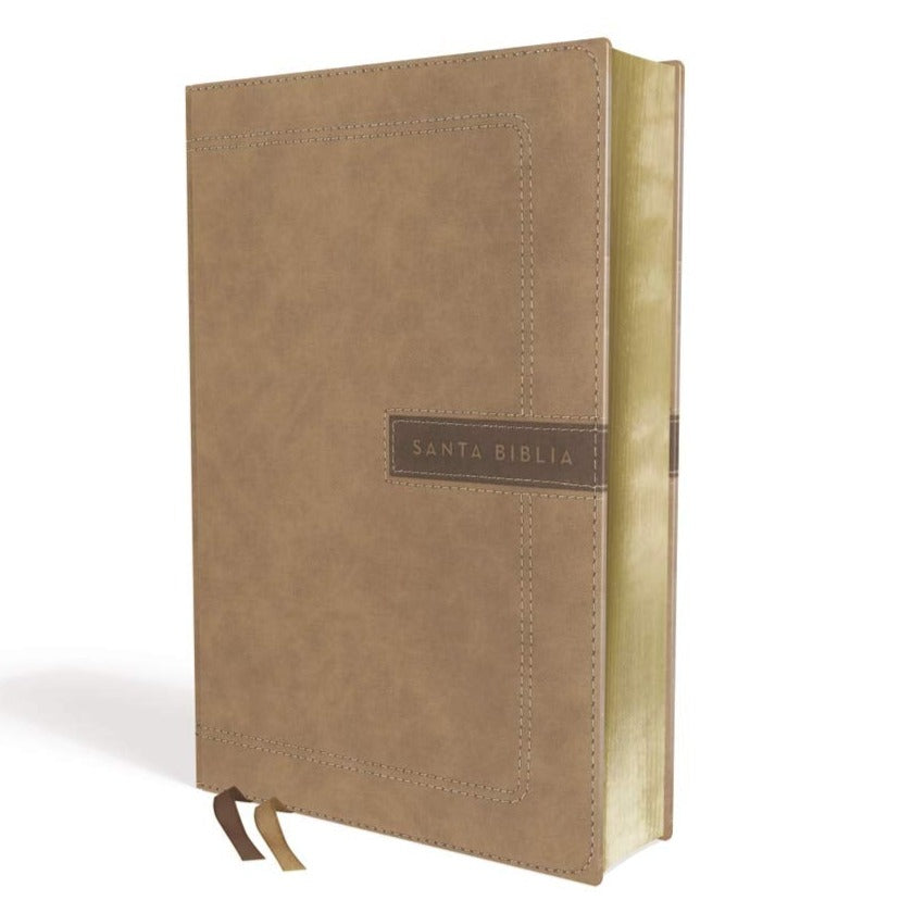 Biblia NBLA del ministro, Beige Letra gigante
