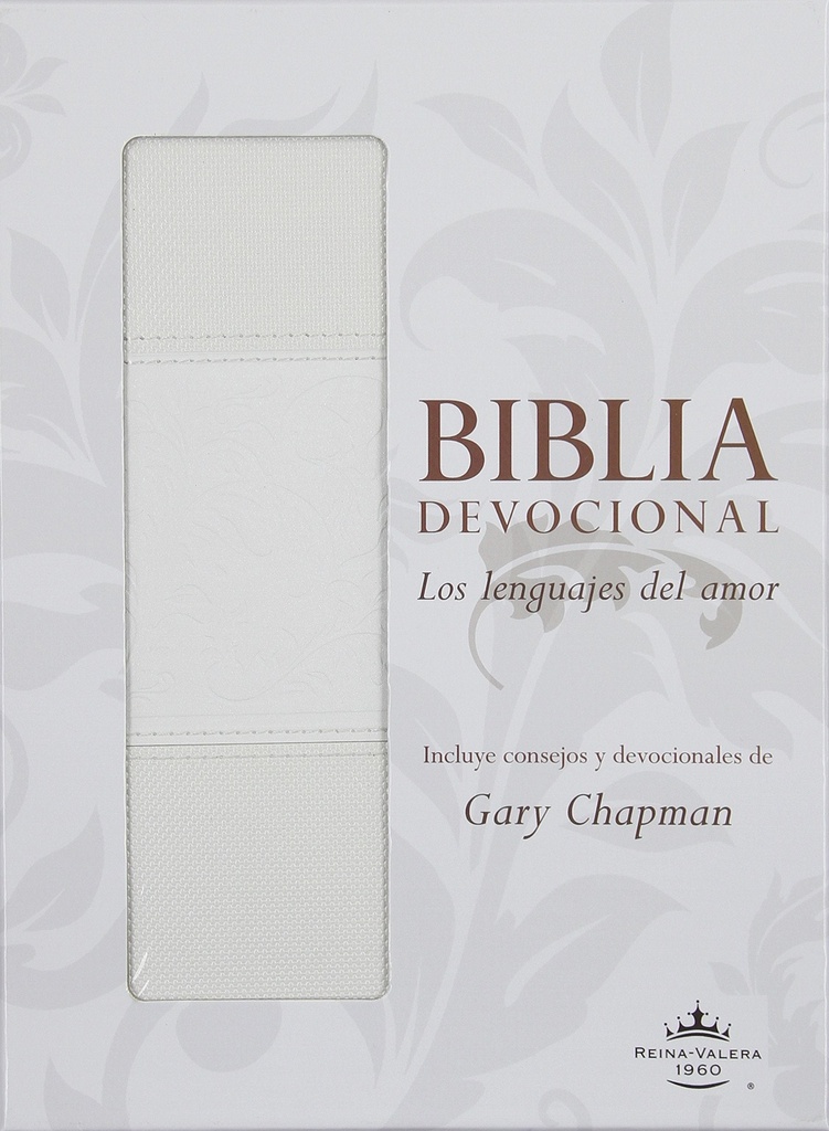 Biblia RVR1960 Devocional lenguajes del amor boda blanco