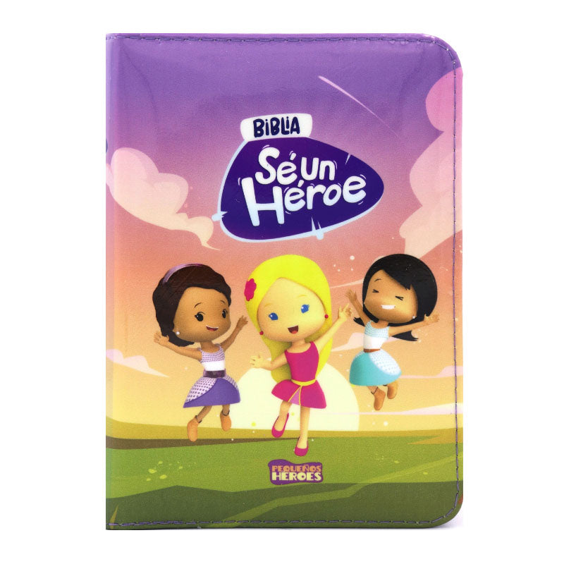 Biblia TLA Sé un héroe rosada cierre