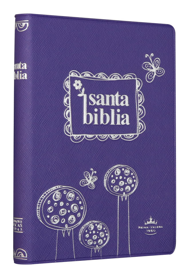 Biblia RVR60 chica vinil violeta