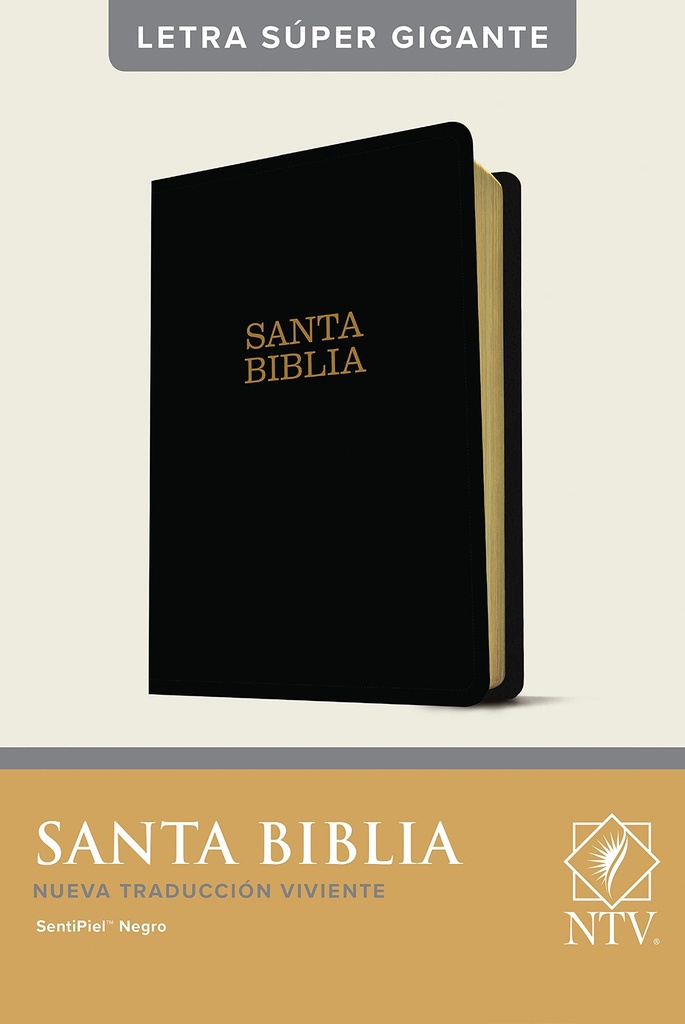 Biblia NTV Letra super gigante negro