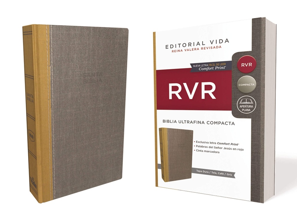 Biblia RVR77 ultrafina compacta tapa dura