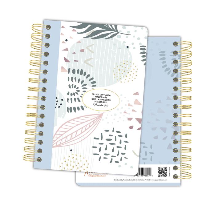 [UNR1113] Libreta leaves mujer virtuosa