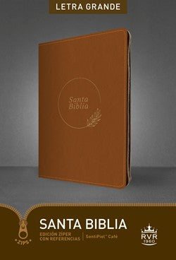 Biblia Edición de referencia ultrafina, LG, café
