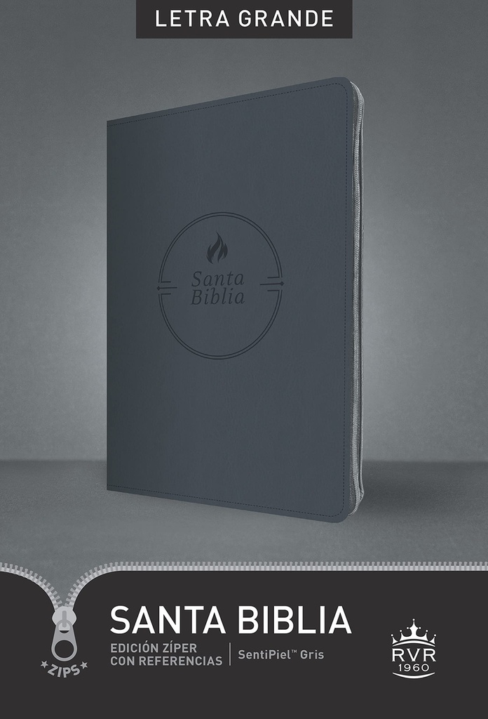 Biblia Edición de referencia ultrafina, LG, gris