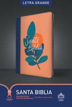 Biblia Edición De Referencia, Ultrafina Coral Azul