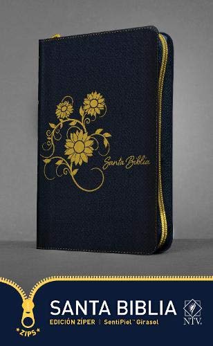 Biblia NTV edición zíper girasol