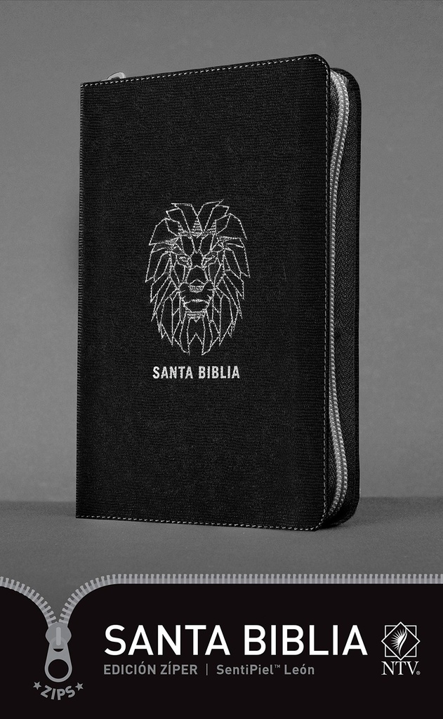[TYN5054] Biblia NTV edición zíper león