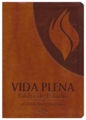 Biblia de Estudio RVR 1960 Vida Plena, Piel Imit., Marrón, Índice