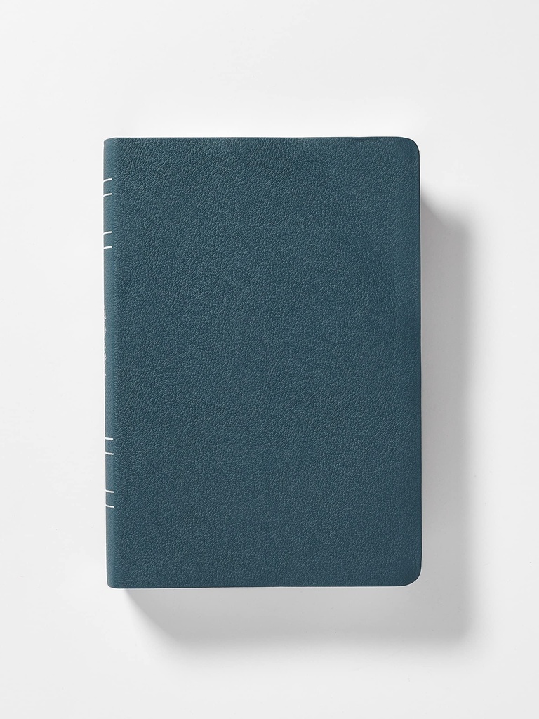 Biblia NBLA de estudio MacArthur Piel genuina Azul