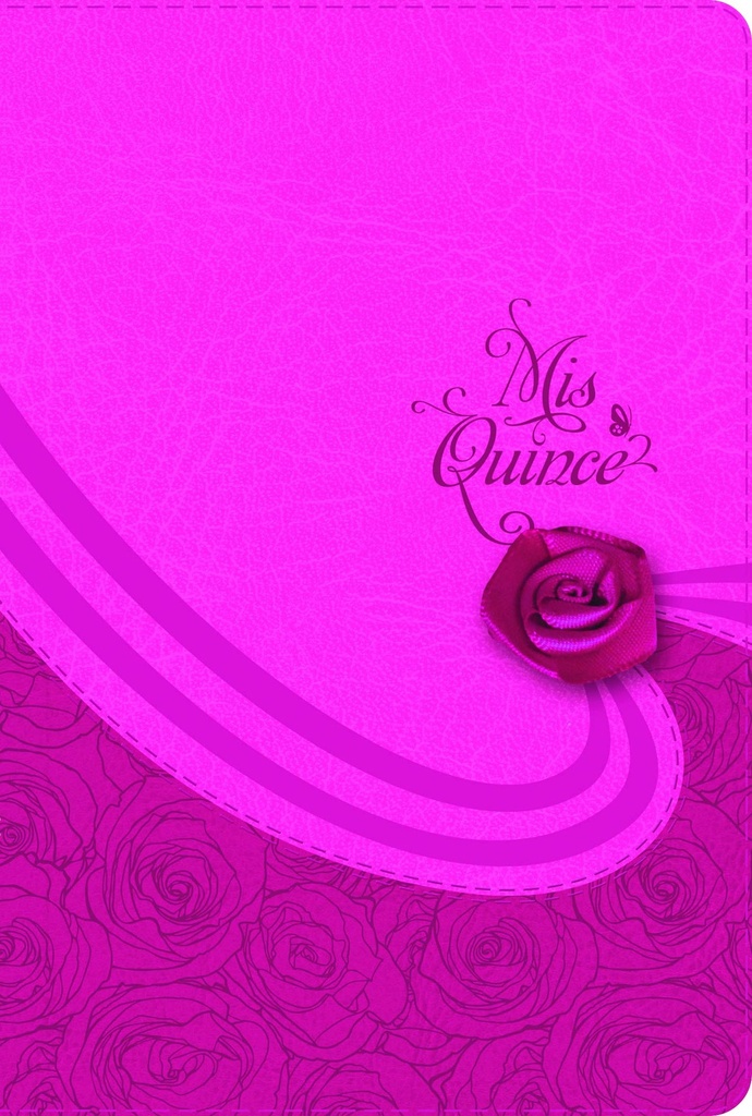 Biblia RVR60 Mis quince coctel frambuesa con aplique