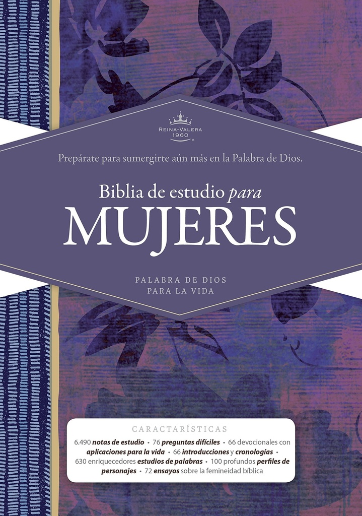 Biblia RVR1960 Estudio para mujeres TD