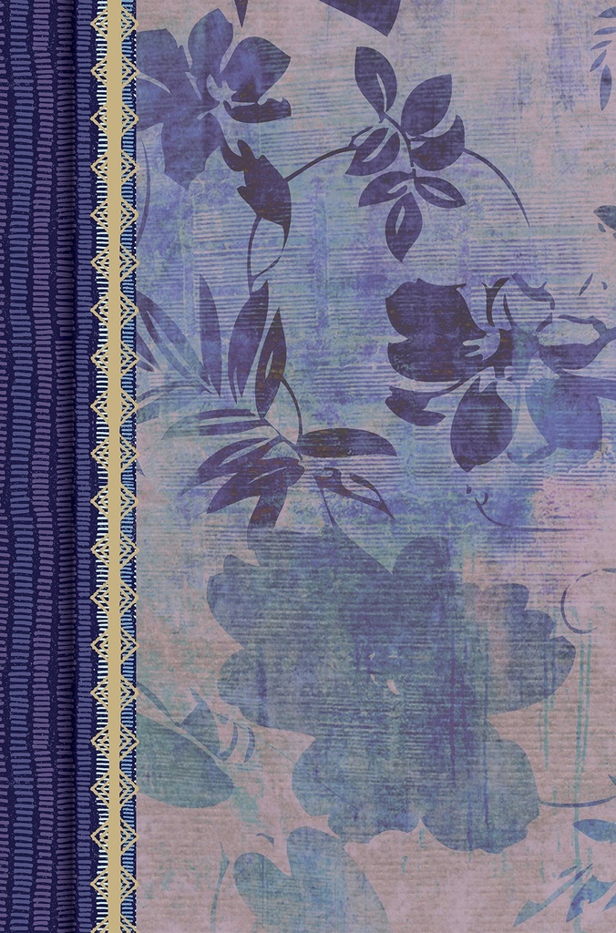 Biblia RVR60 Estudio para mujeres azul floreado