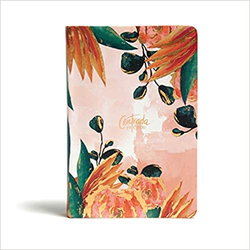 RVR1960 Centrada en Cristo, floral símil piel