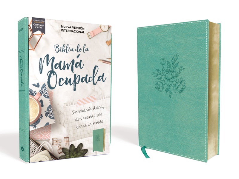 Biblia NVI de la Mamá Ocupada Turquesa