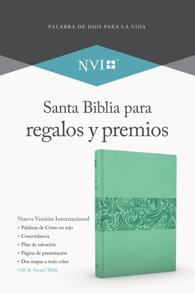 Biblia NVI regalos y premios turquesa imitacion piel