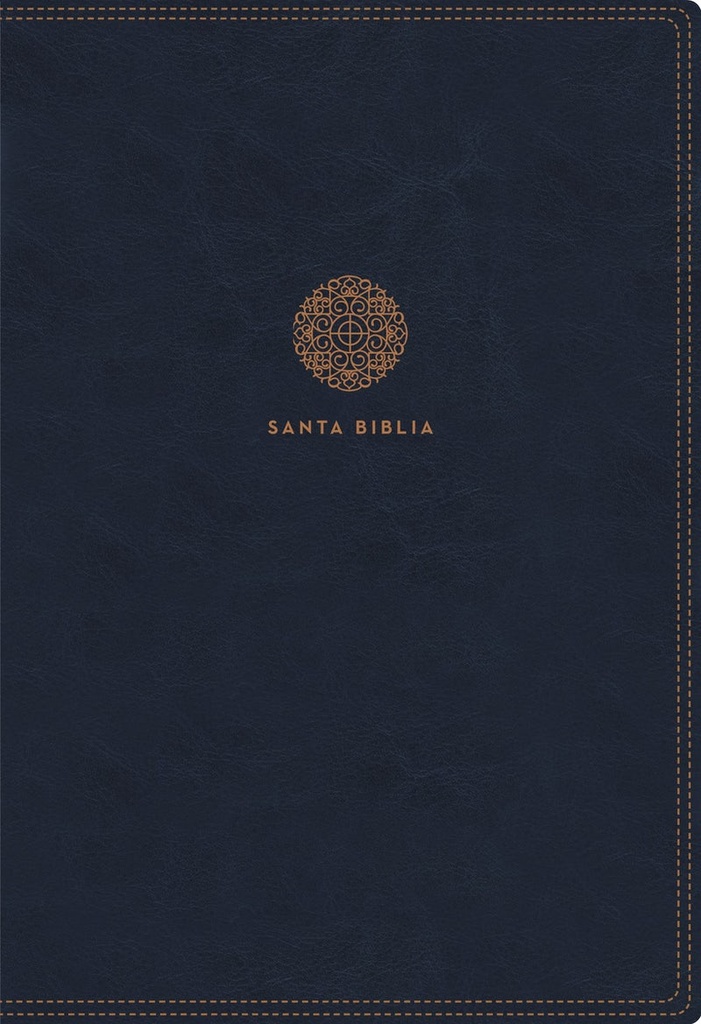 Biblia RVR60 supergigante café azul