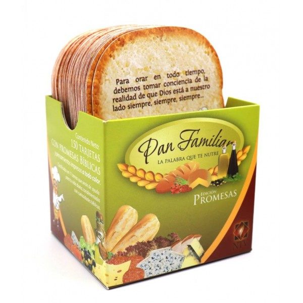 Pan familiar C/150 tarjetas promesas