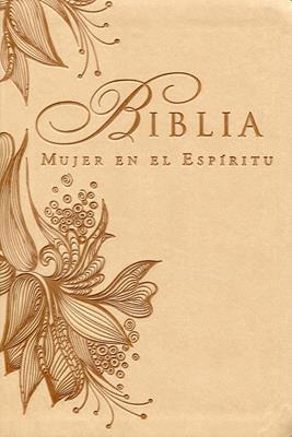 Biblia RVR60 mujer en el espíritu piel color beige