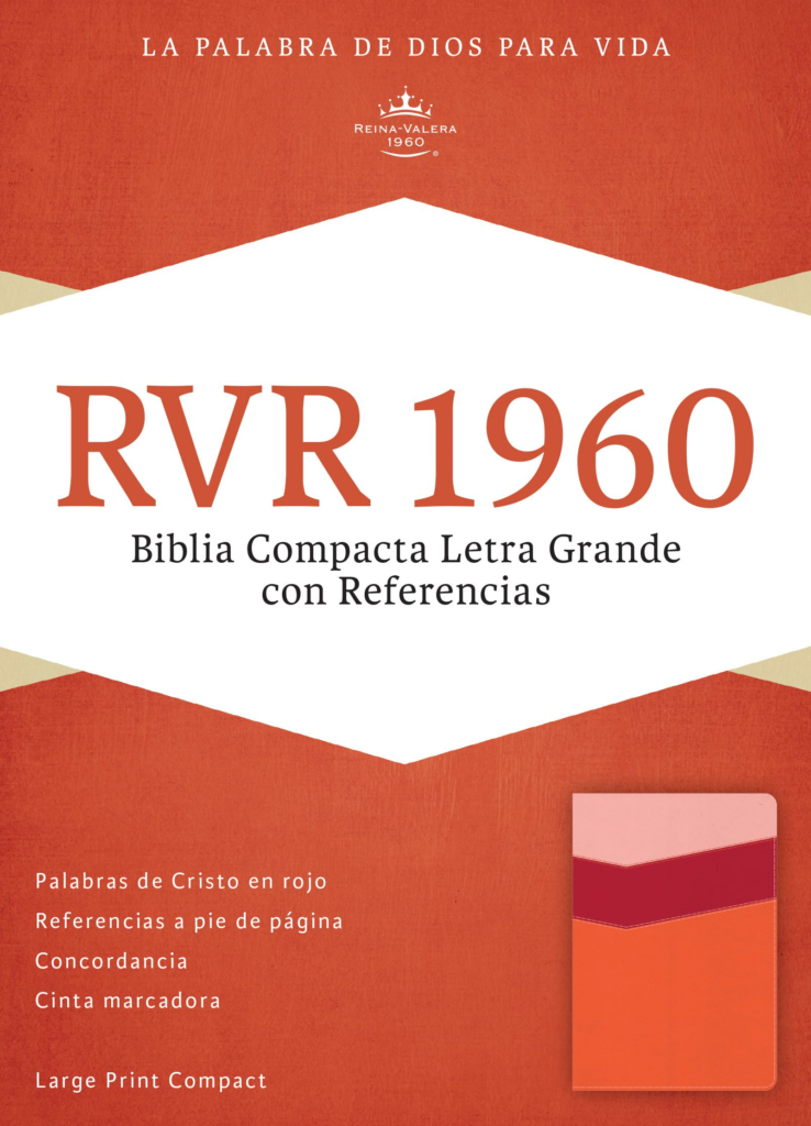 Biblia RVR60 Compacta Letra Grande simil piel con referencias