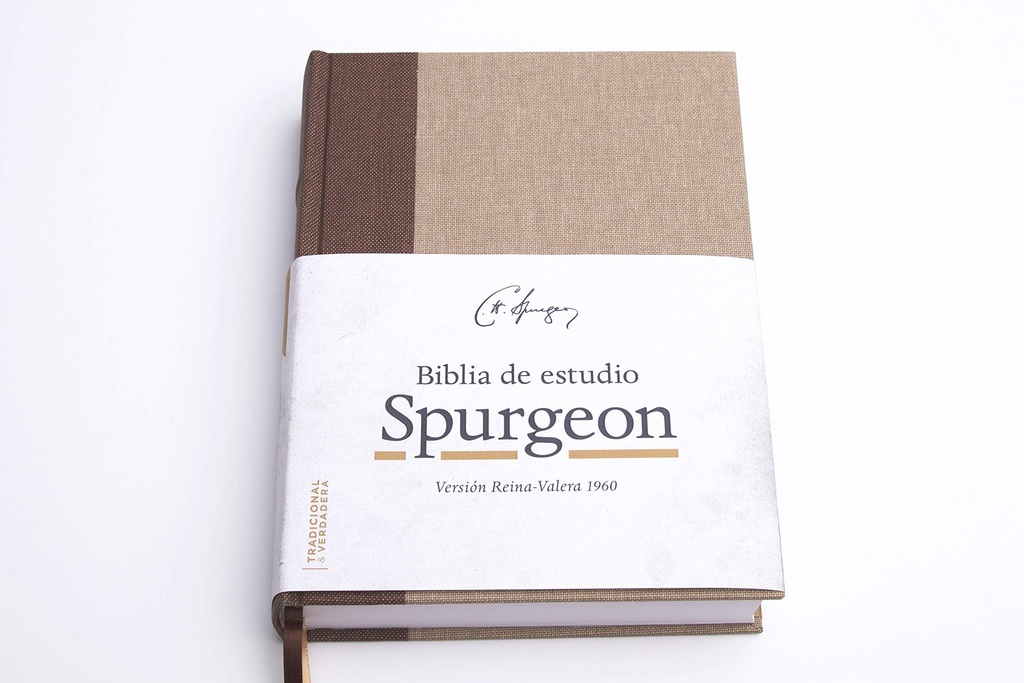 Biblia de Estudio Spurgeon RVR60 Tapa dura