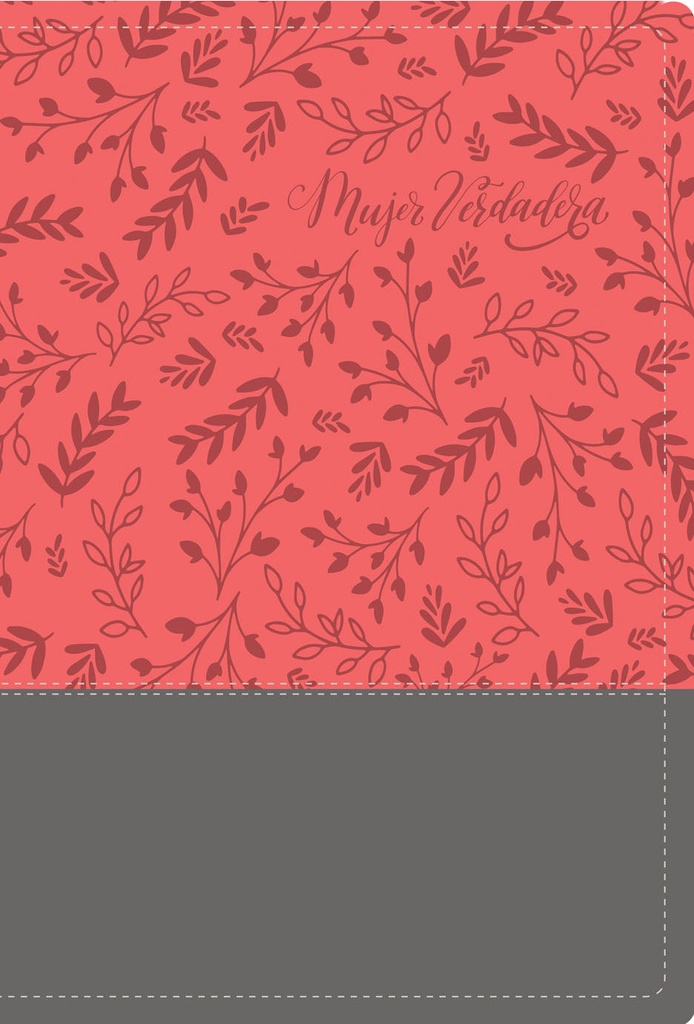 Biblia devocional Mujer Verdadera RVR60 - Duo-tono Coral