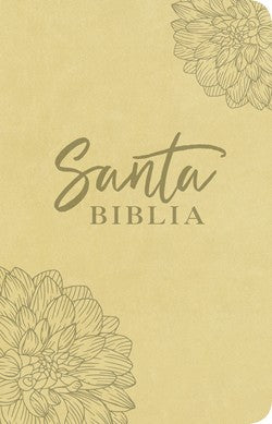 Biblia NTV Edicion Agape flor beige