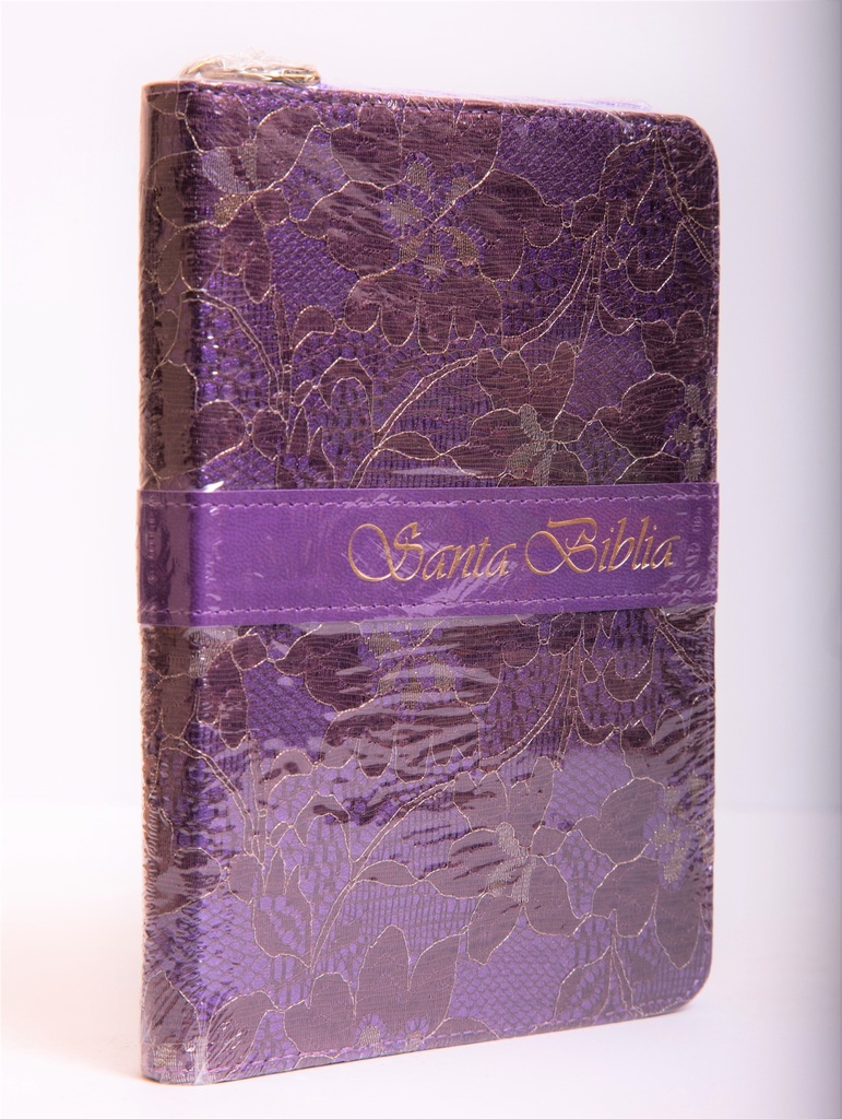 Biblia Chica Cierre/Indice Lila RVR09