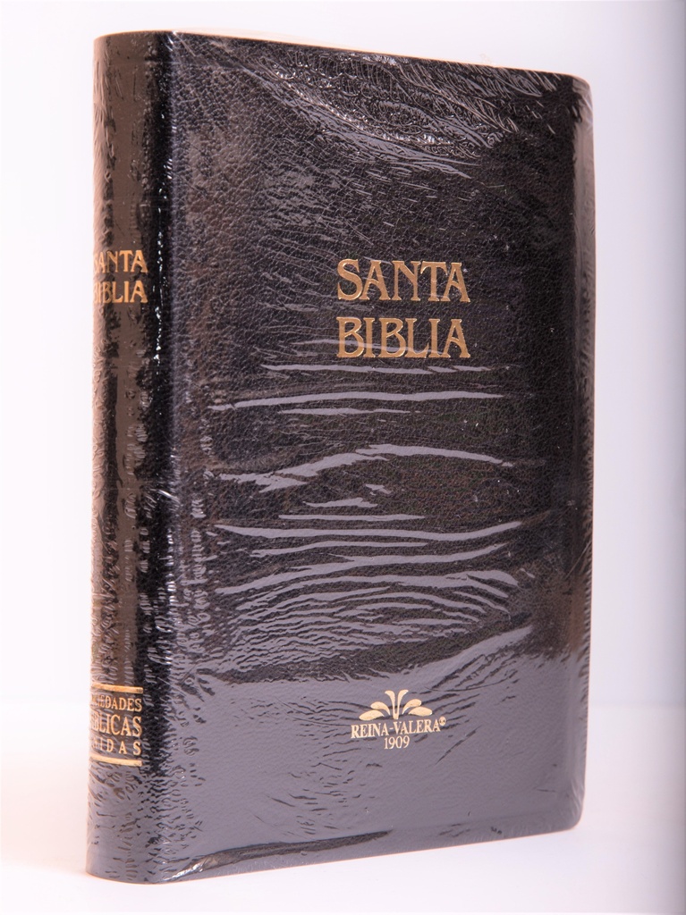 Biblia Mediana 1909 Imit Piel Negro