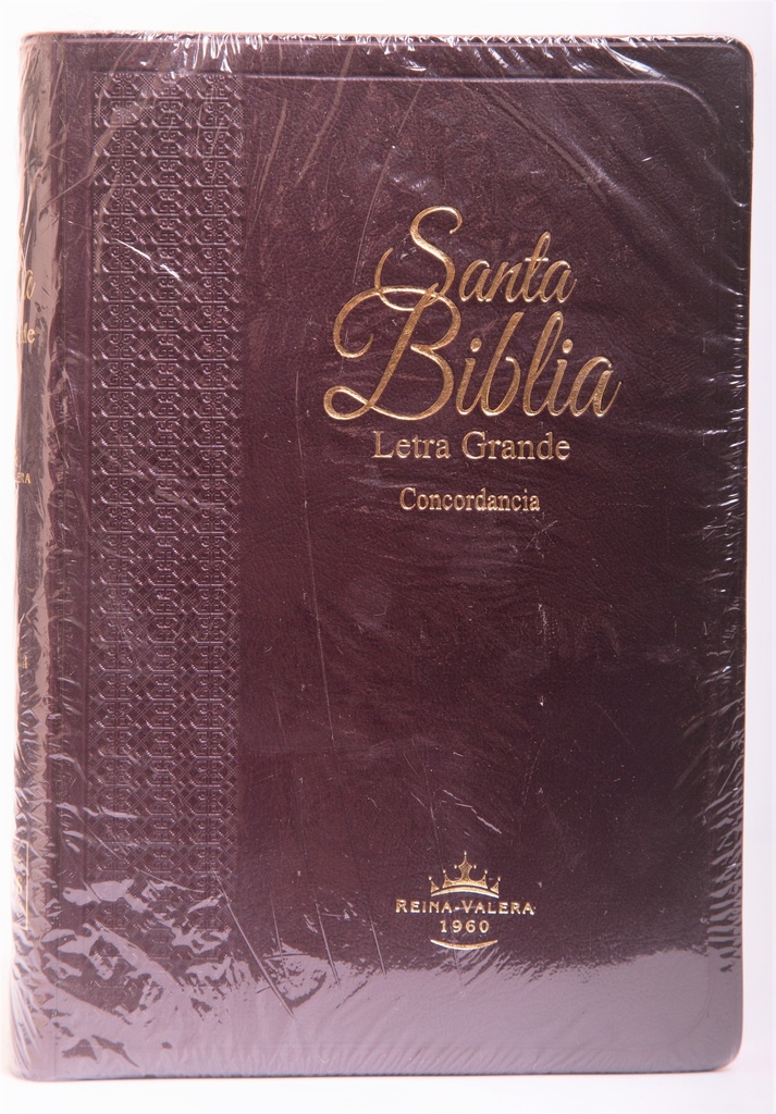 Biblia Mediana Vinil Vino con Concordancia