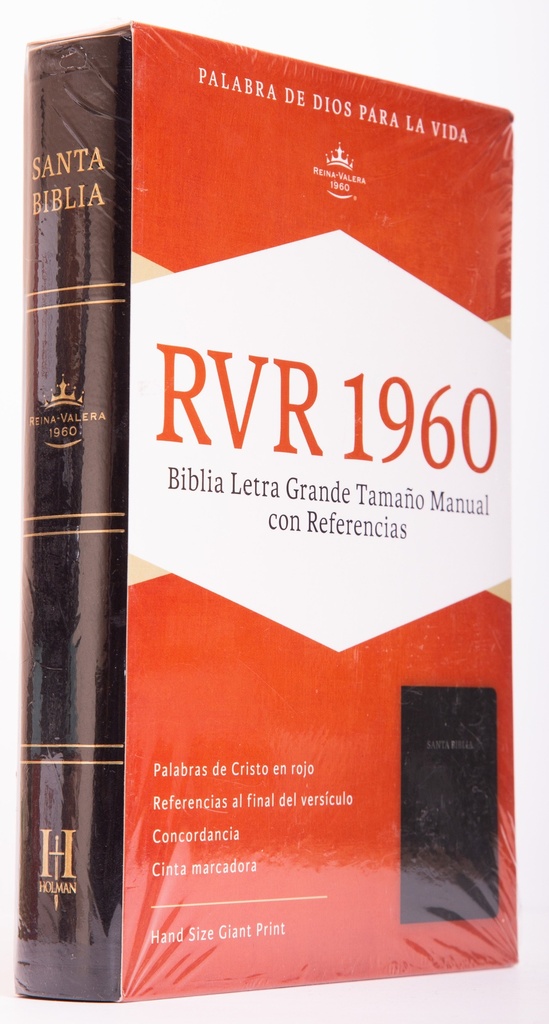 Biblia Manual Letra Grande -Negro/índice